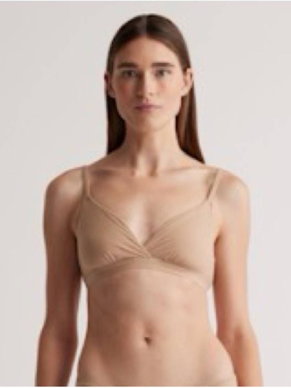 Quince Second Skin Crossover Bralettes - Picture 4 of 4